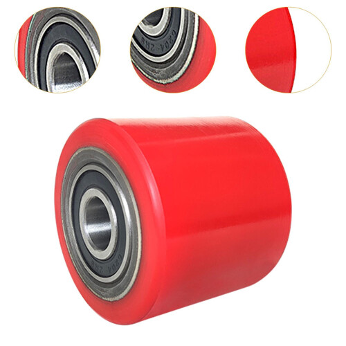 2Pcs Roller Wheel with Bearings Forklift Accessories Sturdy Truck Load 2