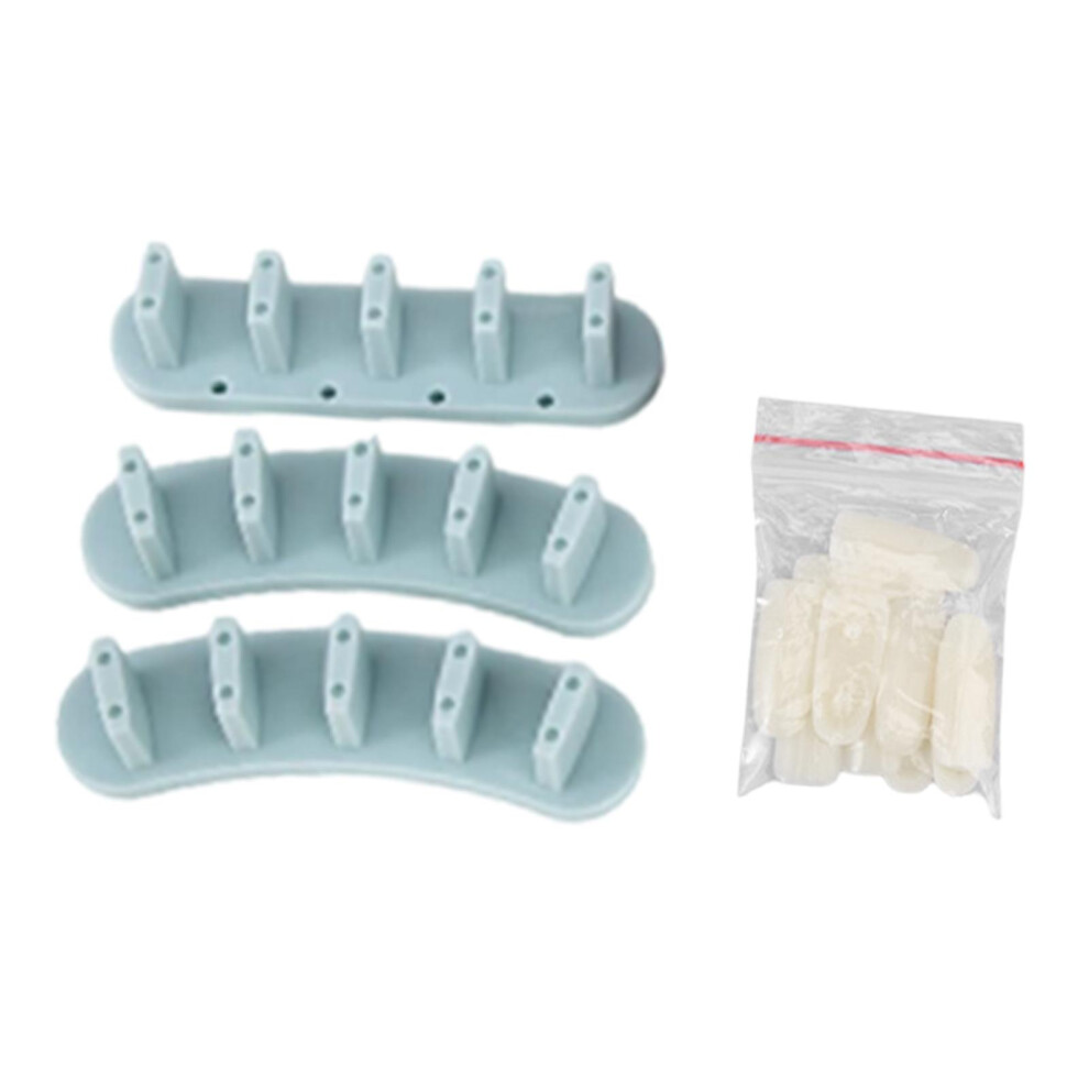 3Pcs Fingernail Tip Display Holder Nail Art Supplies for Salon Home Be