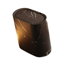 Bathroom Trash Can Sealed Lid Narrow Trash Bin for Home Living Room Ba