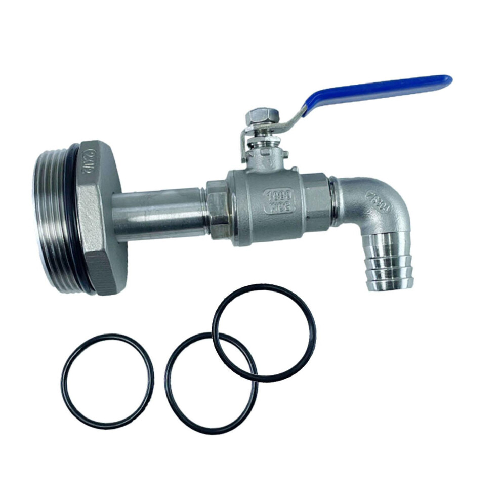 50 Gallon Steel Drum Faucet G2" Replacement Parts With Gaskets Barrel 6902695523465