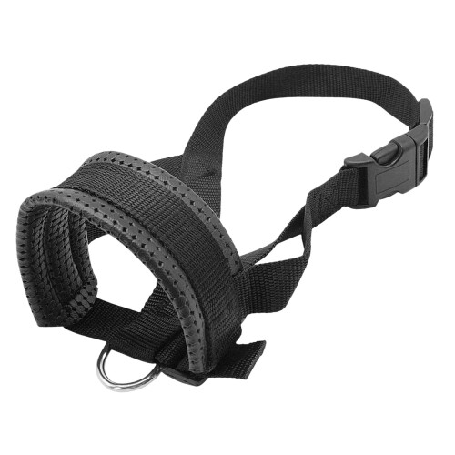 Nylon Soft Dogs Muzzle Adjustable Loop for Grooming Travel Behavior Tr