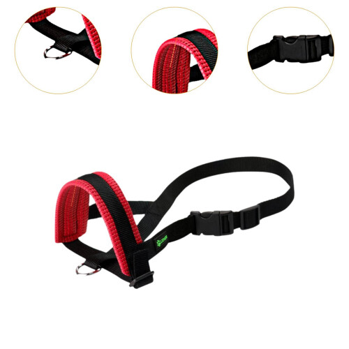 Nylon Soft Dogs Muzzle Portable Adjustable Loop for Grooming Travel Tr 2