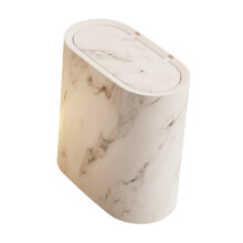 Bathroom Trash Can Sealed Lid Narrow Trash Bin for Home Living Room Ba