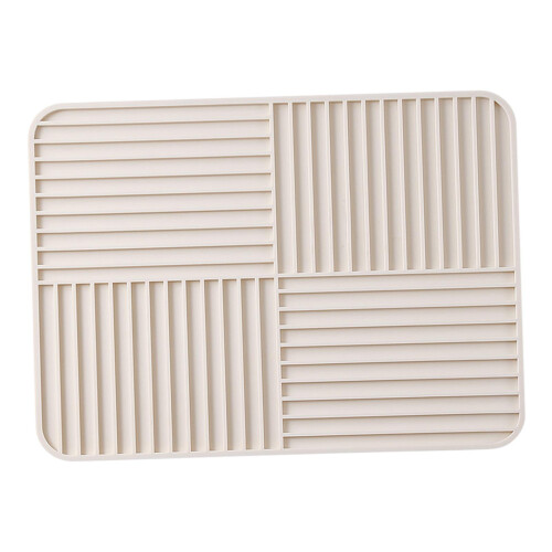 Silicone Dish Dry Mat Cutting Board Non Slip Pad for Dinnerware Tablew