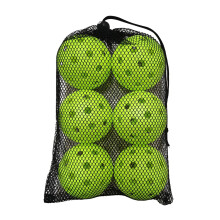 6x Pickleball Balls Durable Hollow Ball for Outdoor Practice Tournamen