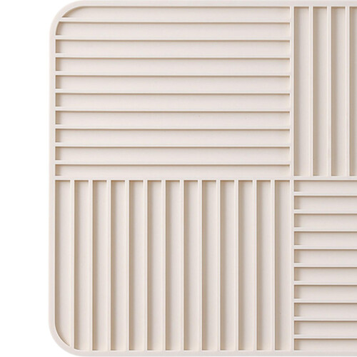 Silicone Dish Dry Mat Cutting Board Non Slip Pad for Dinnerware Tablew 2
