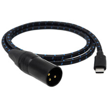 TypeC to XLR Audio Cable Audio Cable for Laptop Audio Speaker Mixing C