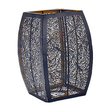 Lamp Shade with Flower Carved Pattern Light Shade for E27 Bulb Home Te