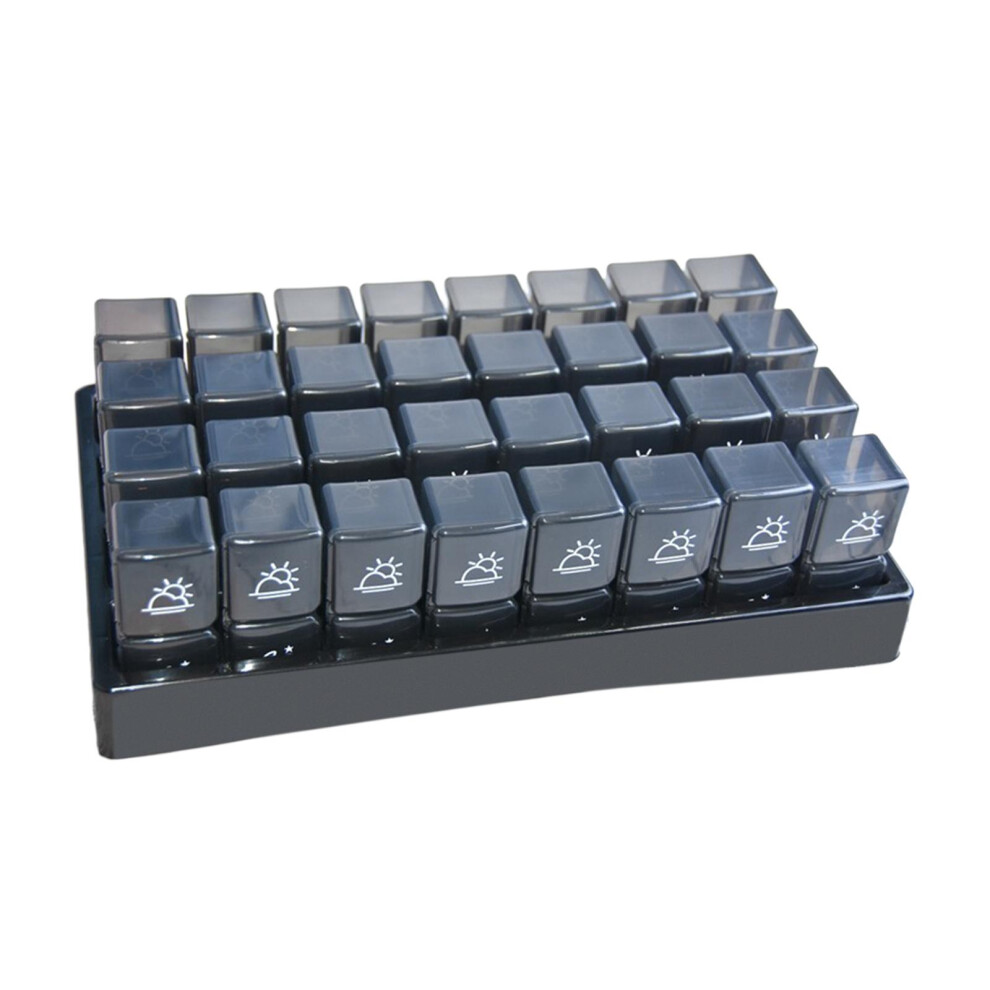 Monthly Pill Organizer 2 Times A Day Large for Vitamin 31 Day Pill Org