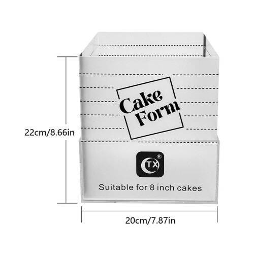 Square Cake Disc Practical Adjustable Baking Tool for Home Bakery Rest 1