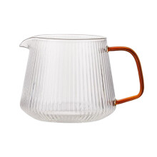 Glass Coffee Pot Clear Manual Coffee Dripper Pot for Home Travel Resta