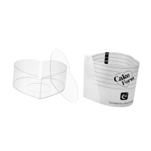 Heart Cake Disc Practical Acrylic with Cake Form for Home Kitchen Rest