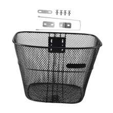 Bike Front Basket Pet Carrier Metal for Outdoor Mountain Road Bikes Sh
