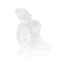 Seated Buddhism Figurine Zen Feng Shui Decoration Home Sitting Buddha