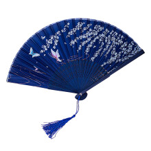 Folding Hand Fan Women Handheld Folding Fan for Performance Birthday W