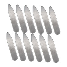 12x Collar Stays Metal Collar Support System for Men's Dress Uniform W