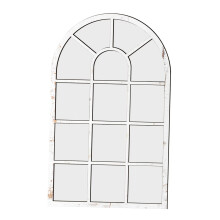 Arched Window Wall Mirror Windowpane Arch Mirror for Vanity Bedroom Ba
