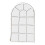 Arched Window Wall Mirror Windowpane Arch Mirror for Vanity Bedroom Ba 1