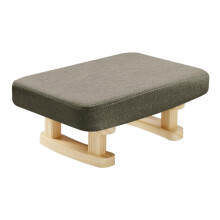 Foot Rest with Wooden Legs Modern Sofa Footrest for Home Bedroom Livin