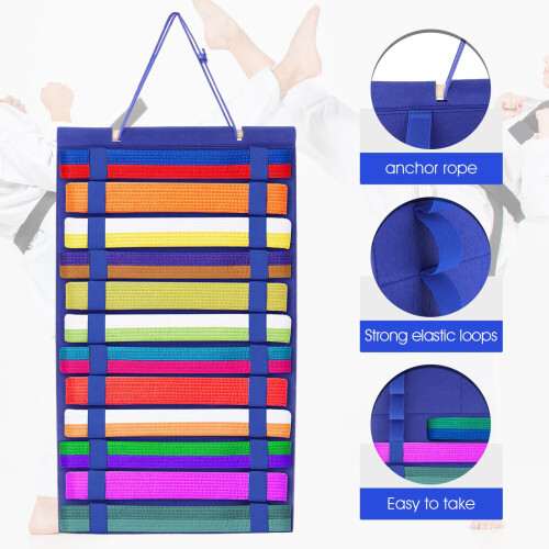 Taekwondo Belt Storage Karate Belt Display Rack Belt Display Holder fo 2