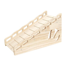 Wooden Rabbit Hideout Pet Bed Hutch Habitat for Chinchillas Hamsters G