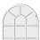 Arched Window Wall Mirror Windowpane Arch Mirror for Vanity Bedroom Ba 3