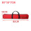Pool Cue Case Snooker Pool Cue Bag Container Portable Anti Scratch Car 2