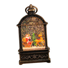 Christmas Musical Snow Globe Lantern Night Light for Home Holiday Xmas