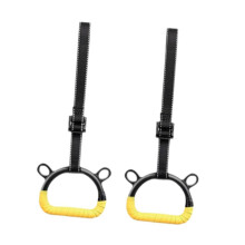 Gymnastics Rings for Children Adult Home Indoor Nonslip Handle Pull up