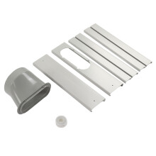 Kit de fenêtre pour climatiseur portable, tuyau de 150 mm, 43-140 cm