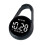 LED Display Keychain Watch with Touch Control Easy-Black 1