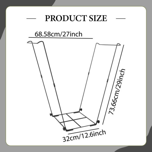 Trash Bag Holder Multi Use Garbage Bag Holder Frame for Outside Garden 1