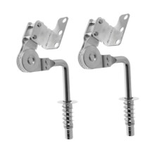 2 Pieces Couch Backrest Regulator Furniture Part Metal Sofa Armrest Ad