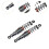 2Pcs Generic Rear Shock Absorber Easily Install Rear Shock Suspension 3