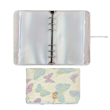 Circular Knitting Needle Case with Detachable-Warbler butterfly