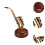 Saxophone Music Box Fine Workmanship Home Decoration for Table Office 3