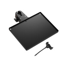 Microphone Stand Tray Clamp on Mic Rack Tray for Stage Performance Rec