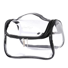 Clear Makeup Bag Dustproof Beach Bag for Toiletries Hair Accessories A