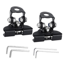 2x Generic LED Light Bar Mounting Brackets Work Pod Light Mount Clamps