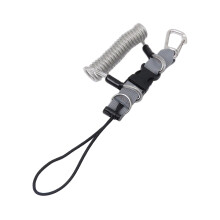 Diving Coil Lanyard Leash Safety Rope for Underwater Water Sports Snor