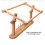 Retangular Stitching Hoop Ergonomic Wooden Embroidery Frame for 5