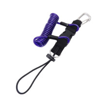 Diving Coil Lanyard Leash Safety Rope for Underwater Water Sports Snor