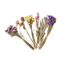 Colorful Dried Flower Hamster Cage Decors-Letters from Spring