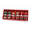 Packung mit 6 kleinen Holz-Karussell-Ornamenten, 1