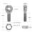 Heim Joints Rod End Set Premium for Traction Bars Steering Joints Susp 2
