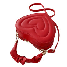 Heart Shape Shoulder Bag Fashionable Small Lovely Purse for Girls Wome