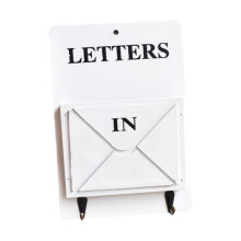 Wooden Hanging Key Holder Versatile Letter Holder for Doorway Office B