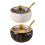 Stainless Steel Condiment Storage Container Sugar Bowl-Black 2