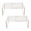 Adjustable Closet Shelf Organizers Practical Iron Flat Metal-4 1