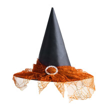 Halloween Witch Hat Modern Pointed Adult Hat for Halloween Carnivals C